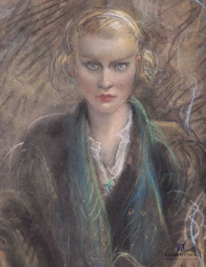 null MARESTÉ Georges Jules dit Géo MARESTÉ (1875-1940)
Portrait de Suzy Wiener au...