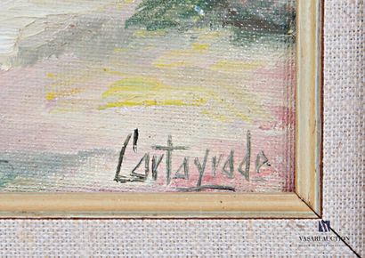null CARTAYRADE André (1921-2016)
Ferme à Aïnhoa
Huile sur carton
Signée en bas à...