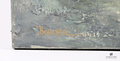 null BOUCHER
Bateau, marée basse
Huile sur toile
Signée en bas à gauche
46 x 55 ...