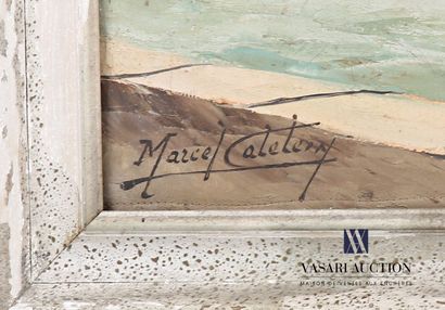 null CATELEIN Marcel (1892-1979)
Bateaux amarrés
Huile sur toile
Signée en bas à...