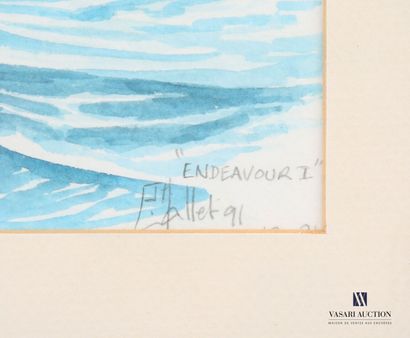 null MALLET Gilles (XX-XXIème siècle)
Endeavour I
Aquarelle sur papier
Signée en...