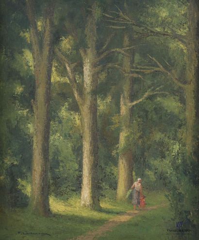 null LADUREAU Pierre (1882-1975)
Jeune femme et son enfant se baladant en forêt
Huile...