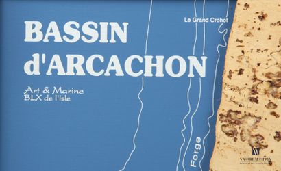 null ART ET MARINE BLX DE L'ISLE
Carte du bassin d'Arcachon en carton et liège.
59,5...