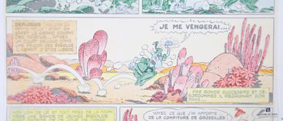 null CÉZARD (1924-1977)
Planche 2 - Illustration Rigolus et Tristus
Encre de Chine/crayon...