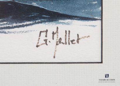 null MALLET Gilles (XX-XXIème siècle)
Vision of Sebago 
Aquarelle et gouache sur...