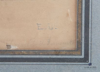 null LAMI Eugène Louis (1800-1890)
La conversation
Aquarelle sur papier
Monogrammée...