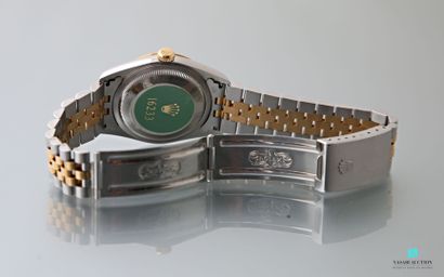 null Rolex, steel and gold Oyster perpetual Datejust men's wristwatch, reference...