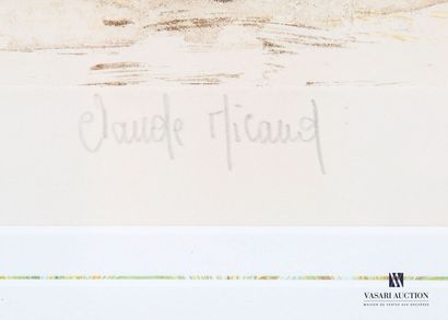null MICAUD Claude (XXème siècle)
Récifs bretons 
Gravure en couleurs
Numérotée 3/200...