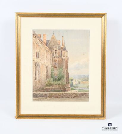null NOEL Gustave (1823-1881)
Vue du château de Chateaudun
Aquarelle sur papier
Signée...