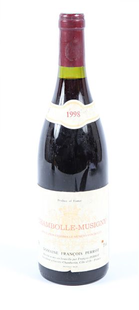 null 1 bouteille	CHAMBOLLE MUSIGNY mise Domaine François Perrot		1998
	Et. un peu...