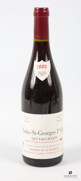null 1 bouteille	NUITS SAINT GEORGES 1er Cru Les Vaucrains mise Dom. de la Poulette		2006
	Et....