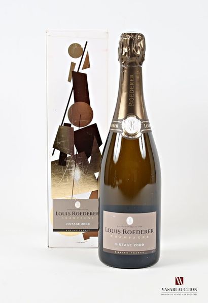 null 1 bouteille	Champagne LOUIS ROEDERER Brut		2009
	Présentation et niveau, impeccables....