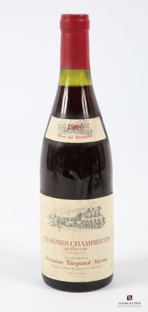 null 1 bouteille	CHARMES CHAMBERTIN GC mise Domaine Taupenot-Merme Vit.		1990
	Et....