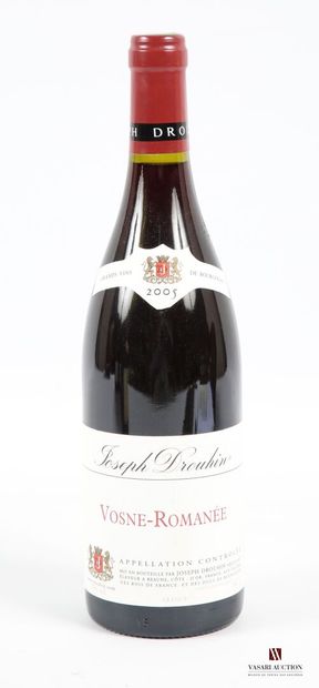 null 1 bouteille	VOSNE ROMANÉE mise Joseph Drouhin		2005
	Et. à peine tachée. N :...