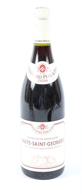 null 1 bouteille	NUITS ST GEORGES mise Bouchard Père & Fils 		2006
	Et. à peine tachée....