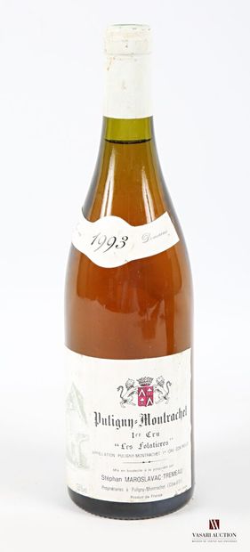 null 1 bouteille	PULIGNY MONTRACHET 1er Cru Les Folatières mise Maroslavac-		1993
	Tremeau...