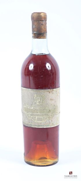 null 1 bouteille	Château COUTET	Barsac GCC	1949
	Et. très fanée et tachée. Millésime...