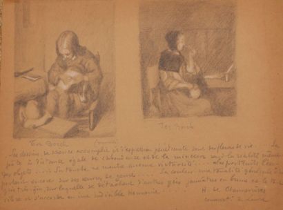 null LARRUE Guillaume (1851-1935)

Ensemble de 25 dessins d'études 

Crayon et fusain...