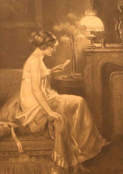 null ENJOLRAS Delphin (1865-1945) d’après

Femme lisant une lettre et Femme lisant...