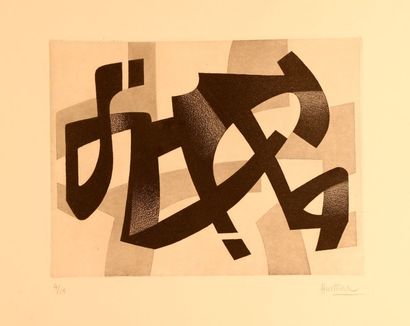 null HURTUNA GIRALT José (1913-1978) 

Composition abstraite

Aquatinte

Signée en...