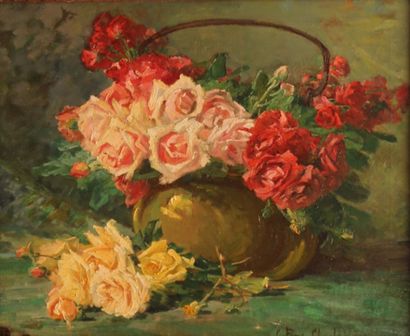 null BRET-CHARBONNIER Claudia (1863-1951)

Roses dans un pot en cuivre

Huile sur...