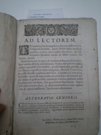 null LAPIDE Cornelius a. Commentaria in omnes D. Pauli Epistolas. Editio ultima aucta...