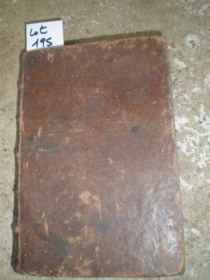 null [MANUSCRIT]. Manuscrit philosophique daté 1721-1722. 640 pages.