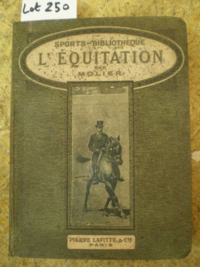 null MOLIER (E.). L’Equitation et le Cheval.

Paris, Lafitte, 1911, relié plein cartonnage...