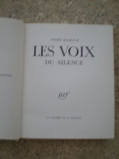 null MALRAUX André. ""Les Voix du Silence"" et ""La Métamorphose des Dieux. L’Irréel"".

Paris,...