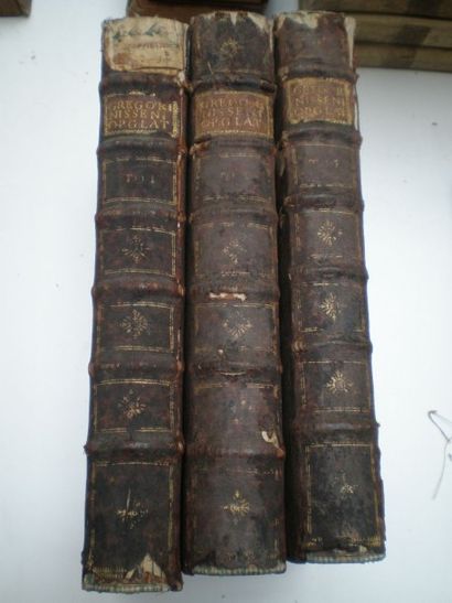 null GREGOIRE de NYSSE. Opera.

Paris, Aegidii, 1638, 3 volumes reliés plein veau...