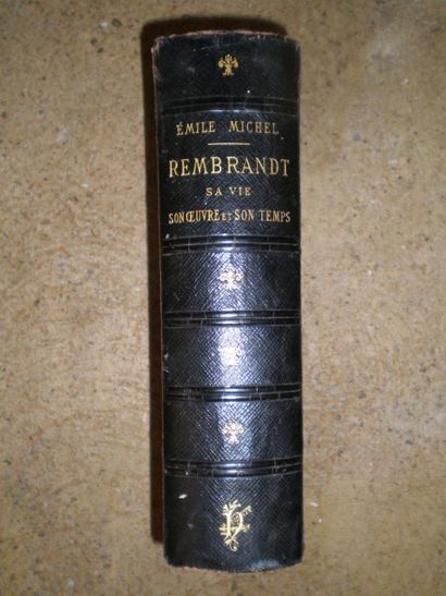 null MICHEL Emile. Rembrandt. Sa vie, son œuvre et son temps.

Paris, Hachette, 1893,...