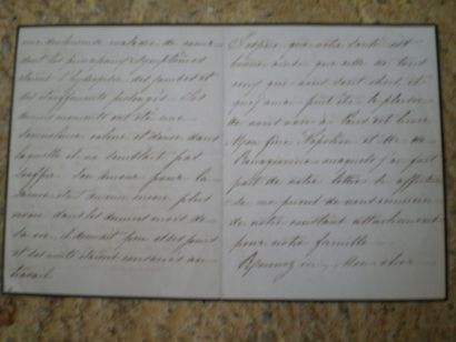 null BONAPARTE Julie de Roccagiovine, fille de Lucien (1830-1900).

Lettre autographe...