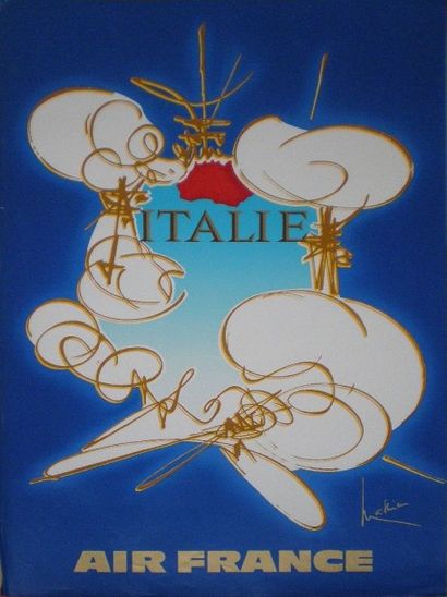 null MATHIEU Georges (né en 1921)

AIR FRANCE - Italie

Affiche lithographique et...