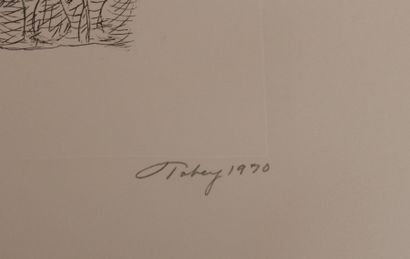 null TOBEY Mark (1890-1976) d'après

Gravure originale de 1970, signée, numérotée...