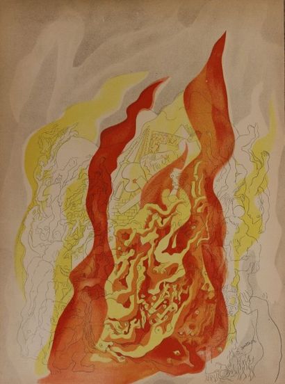 null RATTINER Abraham (1895-1978) d'après

Fire

Lithographie originale en couleur,...