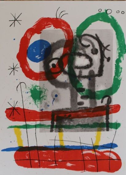 null MIRO Joan (1893-1983) d'après

Composition

Lithographie originale en couleur,...