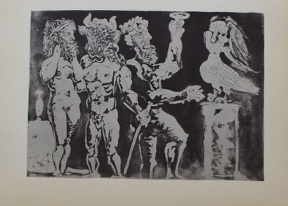 null PICASSO Pablo (1881-1973) d'après

Deux hommes avec le Minotaure et une sculpture...