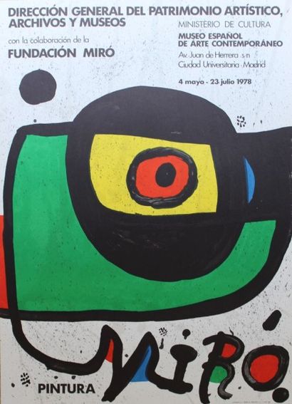 null MIRO Joan (1893-1983) d'après

Lithographie originale en couleur au format poster

70...