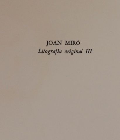 null MIRO Joan (1893-1983) d'après

Le soleil rouge

Extrait de Lithographie original...