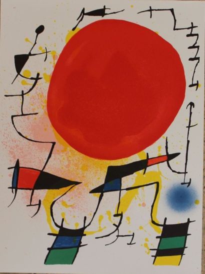 null MIRO Joan (1893-1983) d'après

Le soleil rouge

Extrait de Lithographie original...