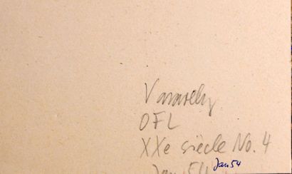 null VASARELY Victor (1906-1997) d'après

Compostion

Lithographie sur parpier cartonné...