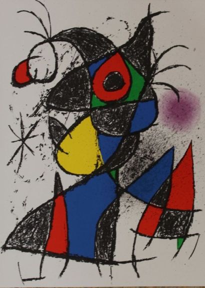 null MIRO Joan (1893-1983) d'après

Lithographie en couleur de 1972. 

31 x 45 cm...