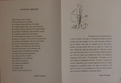 null BAZAINE Jean René (1904-2001) d'après

Paysage avec la mer et la lune

Lithographie...