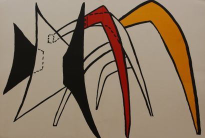 null CALDER Alexandre (1898-1976) d'après

Rouge, noire t jaune

Lithographie en...
