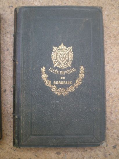 null BERTRAND Joseph. Traité d’algèbre.

Paris, Hachette, 1867-1866, 2 volumes reliés...