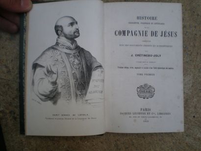 null CRETINEAU JOLY (J.). Histoire religieuse, politique et littéraire de la Compagnie...