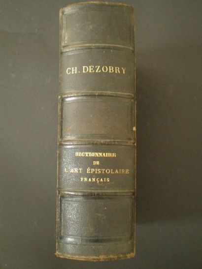 DEZOBRY Charles. Dictionnaire pratique et...
