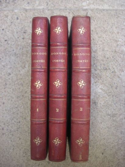 null DONOSO CORTES Juan. Œuvres.

Lyon, Briday, 1876, 3 volumes reliés demi-chagrin...