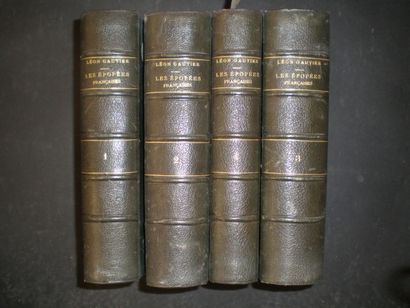 null GAUTIER Léon. Les Epopées françaises.

Paris, Palmé, 1878, 4 volumes reliés...