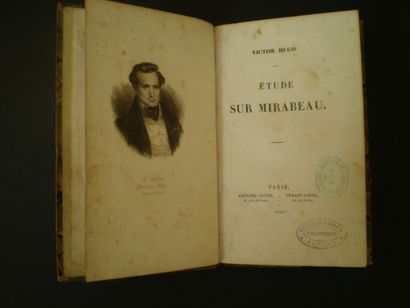 null HUGO Victor. Etude sur Mirabeau.

Paris, Guyot, 1834, relié demi-veau glacé...